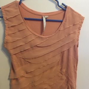 Lauren Conrad coral blouse